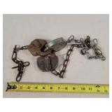 3- Keyline & Adlake Railroad Padlocks & 1 Key