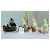 4 Vintage Shawnee Pieces