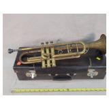 Brass Trumpet With Case