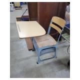 Vintage School Desk. 28" H