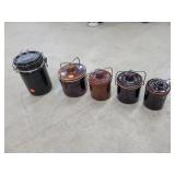 Pottery Canister Set