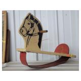 Vintage Unique Rocking Horse 18"L