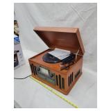 Crosley Radio And Record Player, 17" Wide, Works