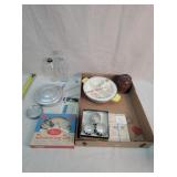 Vintage Glass Baby Bottles, Swedish Baking Tins