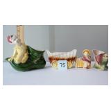 4 Vintage Shawnee Planters