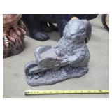 Rabbit Concrete Statue 13" Long