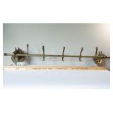 Brass Coat/ Hat Rack