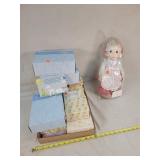 Precious Moments Doll And Other Pieces