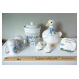 Goose Cookie Jar Lot