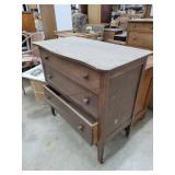 Vintage Wooden Dresser, 36" Wide