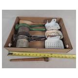 Ricers, 3 Enamel Soap Holders, & More