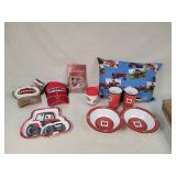 IH & Farmall Plates, Cups, Pillow, Hats & Misc
