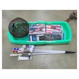 Snow Sled, Solar Lights, Net Flag Lights
