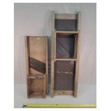 25" & 33" Wooden Vegetable Slicers