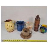 Stoneware Jar, Pitchers, Planters