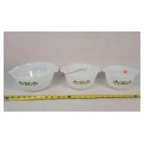 Fire King Stacking Bowls Of 3