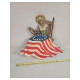 1970 United States Flag Wall Art, 15" W