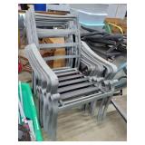 6- Patio Chairs - No Cushions