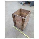 Vintage Wooden Box, 16" Tall