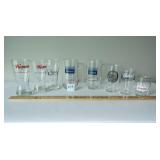 8 Hamms Beer Glasses