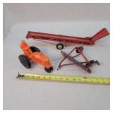 True Scale Elevator, Hay Rake, & Plastic Tractor