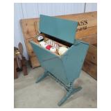 Antique Sewing Side Cabinet