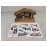 Eleven Piece Nativity Set, 15" W