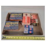 Box Lot Of Vintage Spark Plugs