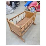 Rocking Doll Cradle, 18" L