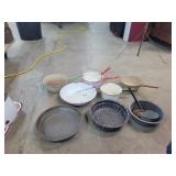 Large Lot Of Enamelware