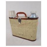 Vintage Sportster Thermos Set With Case