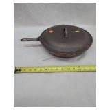 Cast Iron Skillet With Lid # 10" Made In USA