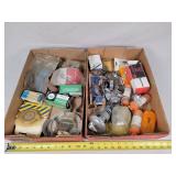 2 Flats Of Vintage Automotive Parts