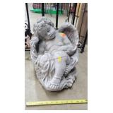14" Concrete Angle Statue - HEAVY