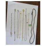 Lot - (8) Misc. Necklaces