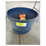 Planter w/ Fishing Lures, Line, Etc.