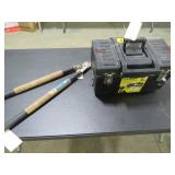 Stanley Tool Box w/ Contents & Loppers