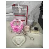 Lot- Misc. Candles, Ornaments, Etc.