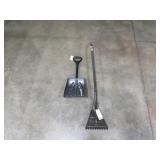 Lot - Roof Rake & Shovel