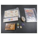 Lot- Stones, Cards, Comics, Etc.