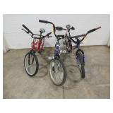 Lot- 3 Kids Bikes