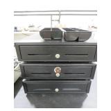 Lot- 3 Cash Drawers (No Key)