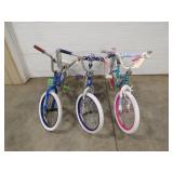 Lot- 3 Kids Bikes