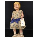 24" Composition Shoulder and Head Repainted Doll