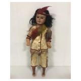 12.5" Bisque Indian 3/0 Doll 12.5" Bisque Indian 3/0 Doll