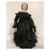 10" China Doll w/ Snood Cloth Body 10" China Doll w/ Snood Cloth Body