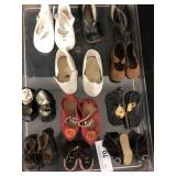 Lot - 10 Pairs of Doll Shoes