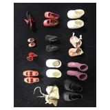 Lot - 12 Pairs of Miscellaneous Doll Shoes Lot - 12 Pairs of Miscellaneous Doll Shoes