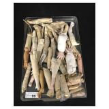 Lot - Misc. Doll Arms w/ Cloth & Leather