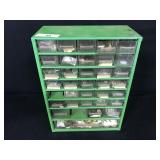 Cabinet Filled w/ Misc. Buttons & Pins Cabinet Filled w/ Misc. Buttons & Pins